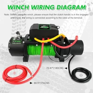 STEGODON 9500 lb Winch with Wireless Control for Trucks