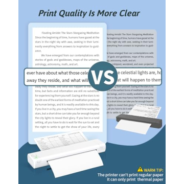 Odaro M08F Portable Thermal Printer - Wireless Inkless Printing