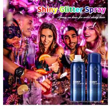 Body Glitter Spray - Perfect Sparkly Makeup for Festivals and Parties (60 ML)
