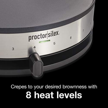 Proctor Silex Electric Crepe Maker 13” Nonstick Griddle