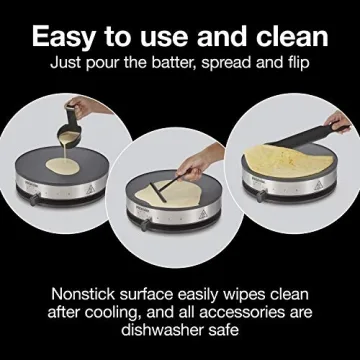 Proctor Silex Electric Crepe Maker 13” Nonstick Griddle