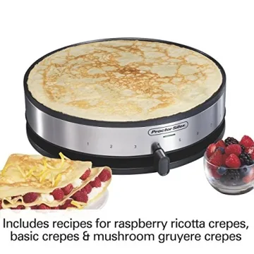 Proctor Silex Electric Crepe Maker 13” Nonstick Griddle