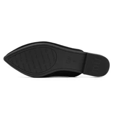 MUSSHOE Comfortable Pointed Toe Mules for Women
