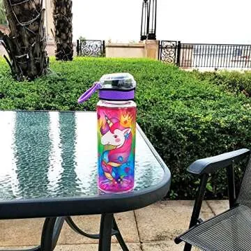 Enchanting Unicorn Water Bottle for School Kids
