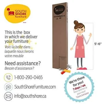 South Shore Logik Twin Mates Bed (39'') with 3 Drawers, Pure White