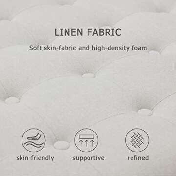 Elegant Tufted Ottoman with Storage Perfect for Your Home