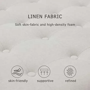 Elegant Tufted Ottoman with Storage Perfect for Your Home