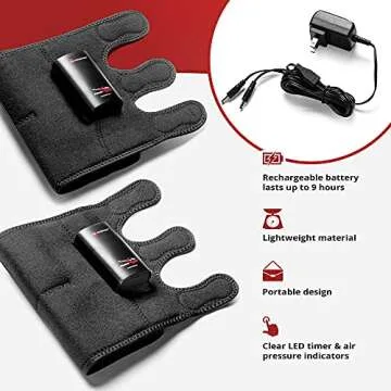 Portable ManaMed Calf Massager for Pain Relief & Circulation