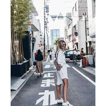 NFASHIONSO Women's Sexy Swimsuit Beach Cover Up Shirt Bikini Beachwear Bathing Suit Beach Dress