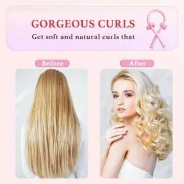 PINTAUR Heatless Curling Rod for Elegant Hairstyles