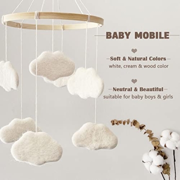 EBINGMIMA Eco-Friendly Baby Mobile - Handcrafted Crib Decor