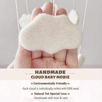 EBINGMIMA Eco-Friendly Baby Mobile - Handcrafted Crib Decor