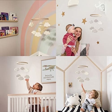 EBINGMIMA Eco-Friendly Baby Mobile - Handcrafted Crib Decor