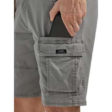 Wrangler Authentics Men's Classic Cargo Stretch Shorts