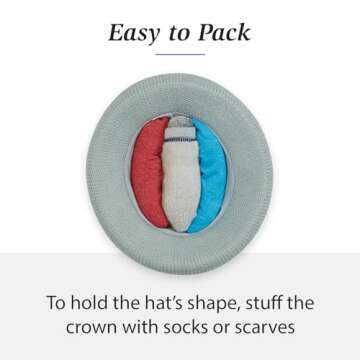 Wallaroo Hat Company Women’s Petite Victoria Sun Hat – Packable Design and Adjustable Sizing for Smaller Crown Sizes – Sophisticated Style for Parties, Beach and Outdoor Events (Mixed Camel)