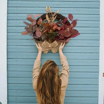 Mixed Color Artificial Eucalyptus Stems for Floral Decor