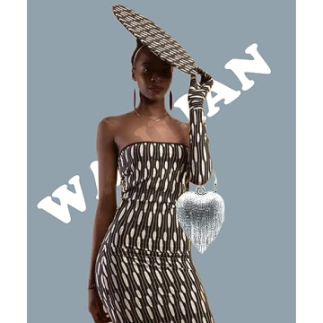 Stylish WANLIAN Rhinestone Heart Clutch for Special Occasions