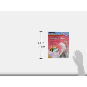 Apollo Transparency Film - 50 Sheets for Vivid Printing
