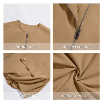 Trendy Zip Up Vest for Women with Cargo Pockets