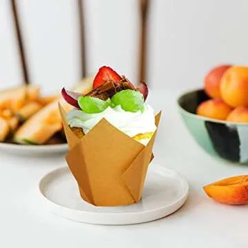 Tulip Cupcake Liners - Elegant Baking Cups for Any Occasion