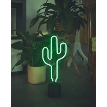 Cactus Neon Desk Light - Fun and Vibrant Room Decor