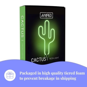 Cactus Neon Desk Light - Fun and Vibrant Room Decor