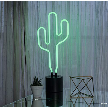 Cactus Neon Desk Light - Fun and Vibrant Room Decor