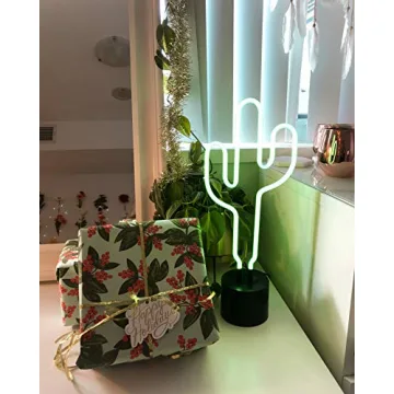 Cactus Neon Desk Light - Fun and Vibrant Room Decor