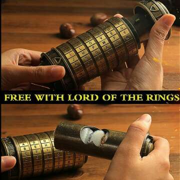 Da Vinci Code Mini Cryptex - Romantic Gift Idea