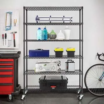 BestMassage Heavy Duty Wire Shelving Unit for Storage Solutions