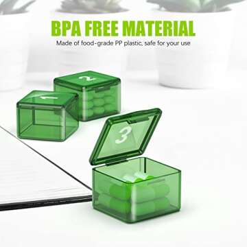 Monthly Pill Organizer - 30 Days - Easy Open & Portable