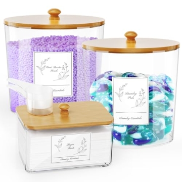 COAZEX Laundry Container Set for Stylish Organization