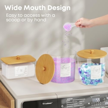 COAZEX Laundry Container Set for Stylish Organization