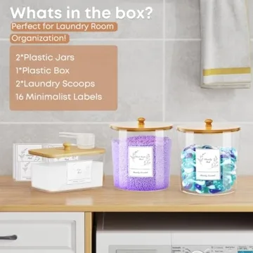 COAZEX Laundry Container Set for Stylish Organization