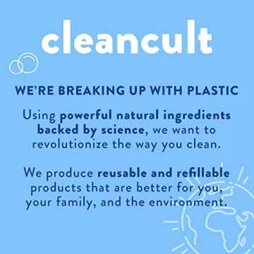 Cleancult Refillable Cleaning Spray Bottle - Eco-Friendly Solution