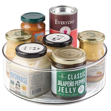 mDesign 9-inch Lazy Susan for Easy Kitchen Organization