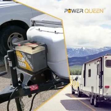 Power Queen 12V 100Ah LiFePO4 Battery for RV and Solar