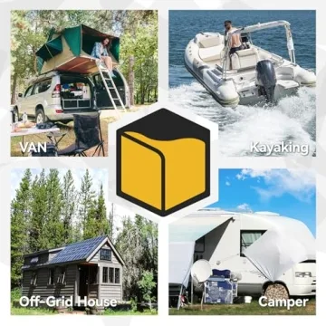 Power Queen 12V 100Ah LiFePO4 Battery for RV and Solar