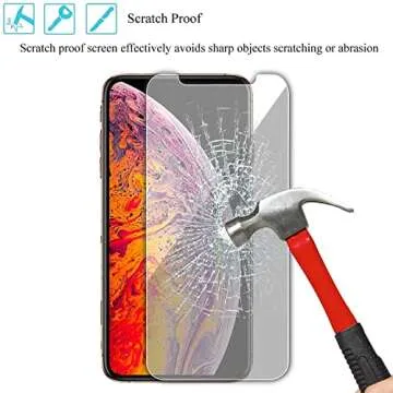 Ailun Privacy Screen Protector for iPhone 11 Pro Max/iPhone Xs Max [6.5 Inch] 2Pack Anti Spy Private Case Friendly Tempered Glass