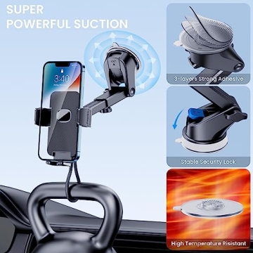 GUWEZ Phone Holder Car Mount for iPhone and More