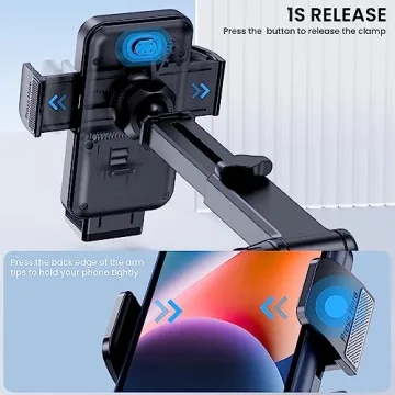 GUWEZ Phone Holder Car Mount for iPhone and More