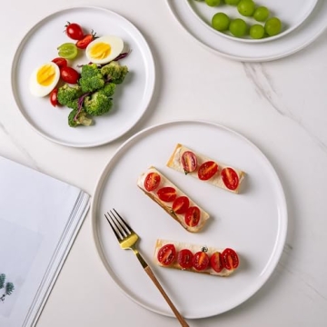 AmorArc Stoneware Dinnerware Set Service for 4 - Durable & Stylish