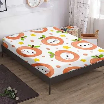 BailiPromise Kids Sheet Set Fitted Sheet,Children Bedding Set,Bed Sheet Set with 16" Deep Pocket,Printed Bedding Sheets,100% Microfiber,Soft and Skin_Friendly