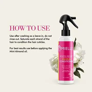 Mielle Organics White Peony Leave-In Conditioner - 8oz