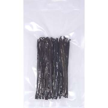 25 Tahitian Extract Grade B Natural Vanilla Beans by Vanilla Products USA