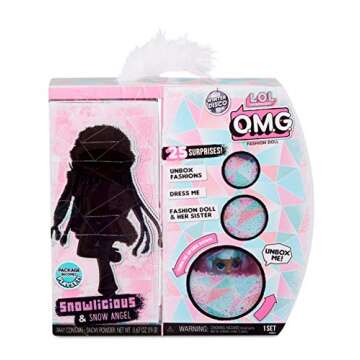 L.O.L. Surprise! O.M.G. Winter Disco Snowlicious Fashion Doll & Sister