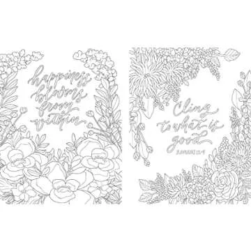 Scriptures and Florals Coloring Book