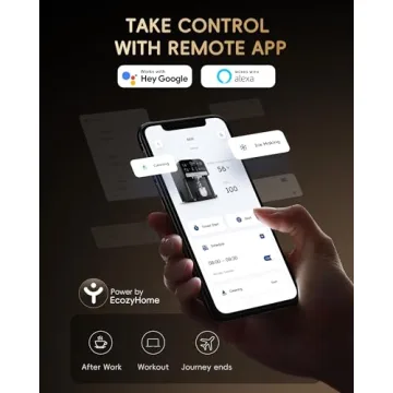 ecozy Nugget Ice Maker Dispenser, Smart 2-in-1 Pebble Ice Machine Countertop & Water Dispenser with App Control, Self-Cleaning, Auto Lighting, TDS Monitor, Measured Dispensing, 33Lbs/Day