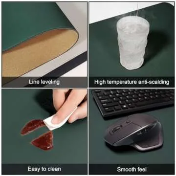 DAWNTREES Dual Sided Desk Mat - Eco-Friendly and Elegant