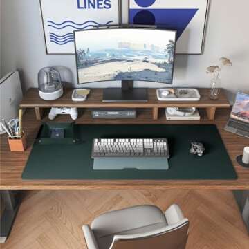 DAWNTREES Dual Sided Desk Mat - Eco-Friendly and Elegant